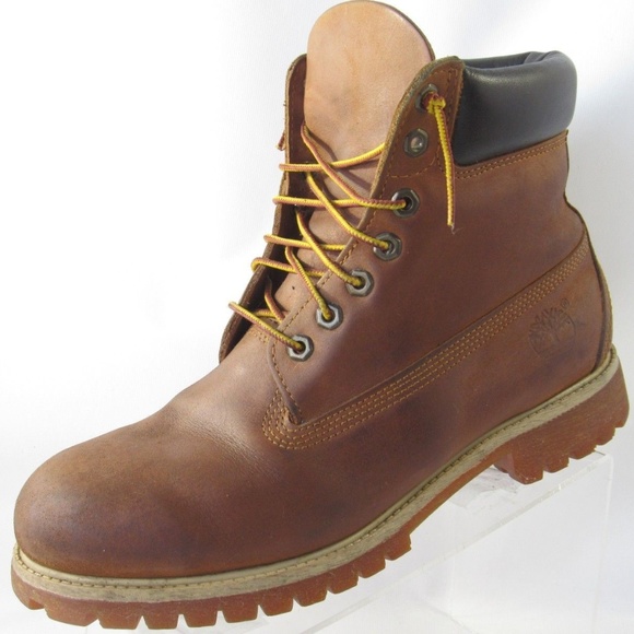 Timberland Sz 10.5 Brown Leather Boots Mens R3A20
